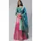 Elegance Pink Color Banarasi Jacquard Silk Party Wear Lehenga Choli -9320110232