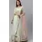 Elegant Peach Color Poly Georgette Lakhnavi Work Designer Lehenga Choli -9364110661