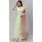 Charming Aqua Color Poly Georgette Lakhnavi Work Designer Lehenga Choli -9364110664