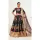 Black Color Banglori Satin Designer Traditional Wear Fancy Lehenga Choli -9369110728