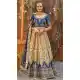 Gold Color Chenni Adda Silk Designer Party Wear Lehenga Choli -9379110798