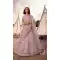 Blush Pink Color Organza Foil Mirror Work Designer Wedding Lehenga Choli -9438111246