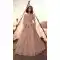 Crepe Pink Color Organza Foil Mirror Work Designer Wedding Lehenga Choli -9438111252