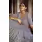 Grey Color Soft Net Designer Bridal Wedding Wear Lehenga Choli For Women -9450111391