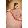 plu size women heavy flared bridal lehenga choli -9450111394