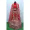 Deep Red Color Velvet Heavy Designer Bridal Wedding Wear Lehenga Choli -9554112299