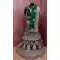 Green Color Velvet Heavy Designer Sangeet Ceremony Wear Lehenga Choli -9555112313