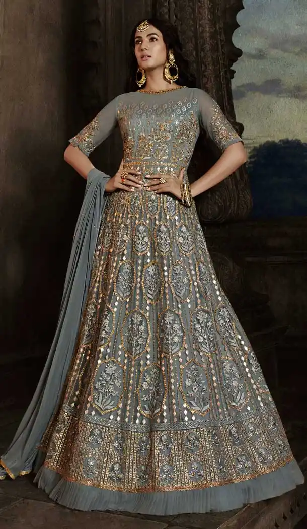 net pakistani style salwar suit designs -9560112336