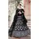 Black Color Soft Net Designer Bridal Sangeet Wear Lehenga Choli -9564112362