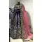 Blue Color Markable Velvet Designer Wedding Sangeet Wear Lehenga Choli -9584112608