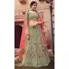 pista color plus size bridal lehenga choli price -9641113170
