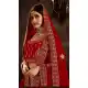 Fascinating Red Color 9000 Velvet Bridal Wedding Wear Premium Lehenga Choli -9707114059