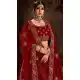 Charming Maroon Color 9000 Velvet Bridal Wedding Wear Premium Lehenga Choli -9707114060