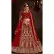 Gorgeous Maroon Color 9000 Velvet Bridal Wedding Wear Premium Lehenga Choli -9707114061