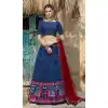 printed party srt silk lehenga price -9708114065