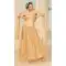 Golden Color Soft Net Designer Party Wear Fancy Lehenga Choli -9739114433