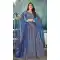 Blue Color Soft Net Lucknowi Work Party Wear Lehenga Choli -9800115244
