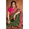 bridal wedding satin sarees online -9807115295