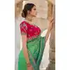 wedding pure silk saree wearing -9863115694