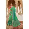 wedding pure silk saree wearing -9863115694