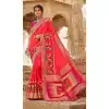 wedding pure silk saree with jewellery -9863115696