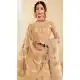 Golden Color Heavy Net Designer Bridal Wedding Sangeet Wear Lehenga Choli -9902115975