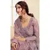 violet net embroidered bridal lehenga choli -9902115982