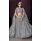Grey Color Soft Net Designer Traditional Party Wear Lehenga Choli -9926116285
