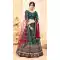 Green Color Art Silk Digital Printed work Party Wear Lehenga Choli -9952116572