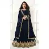plus size georgette anarkali dresses wedding -9965116658