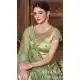 Green Color Net Designer Bridal Wedding Wear Lehenga Choli For Women -9968116677