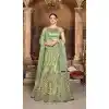 net silk bridal wedding lehenga online buy -9968116677