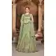 Green Color Net Designer Bridal Wedding Wear Lehenga Choli For Women -9968116677