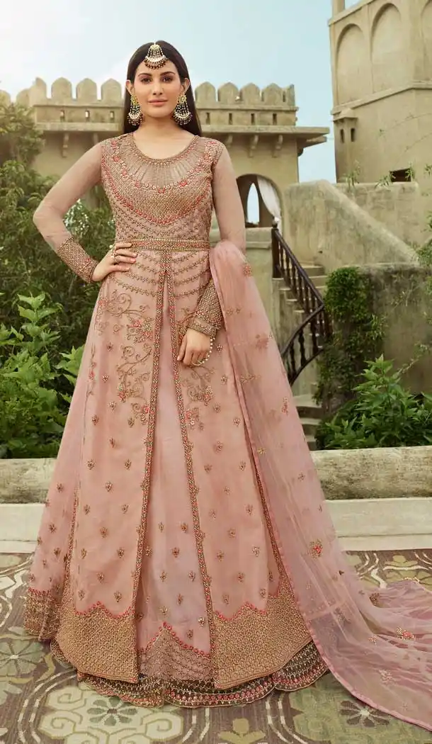 plus size net lehenga dresses zippay -9969116683