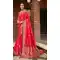 Pink Color Banarasi Silk Jacquard Traditional Party Wear Saree Blouse -9975116741
