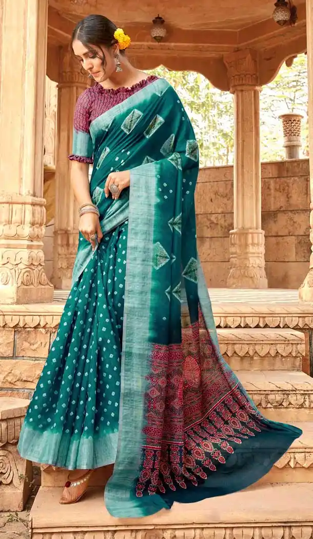 linen silk casual wear sarees online -018117346