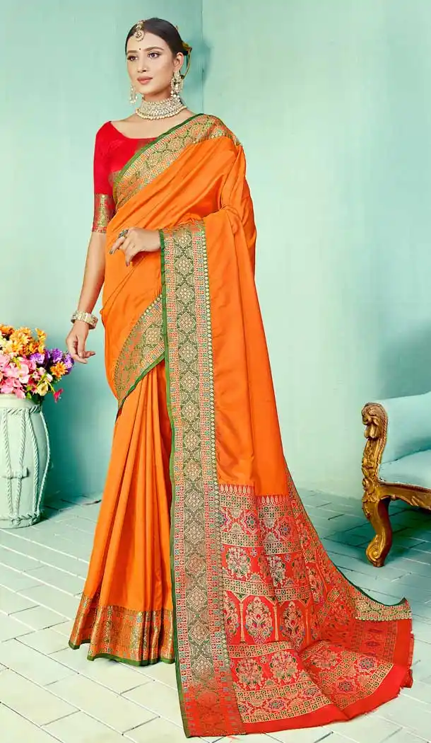 Mustrerd Color Paithani Pallu Soft Silk Designer Party Wear Sarees -021117364