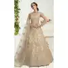 jacket style net lehenga choli with dupatta -033117481