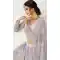 Lavender Color Net Designer Bridal Wedding Wear Lehenga Choli -033117484