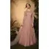 design of indo western net gown -060117669