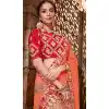 satin silk traditional wear sarees images -076117783