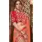 Orange Color Satin Silk Designer Traditional Party Wear Saree -076117783