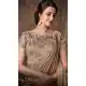 Beige Color Fancy Fabric Designer One Minute Wear Lehenga Style Saree -077117795