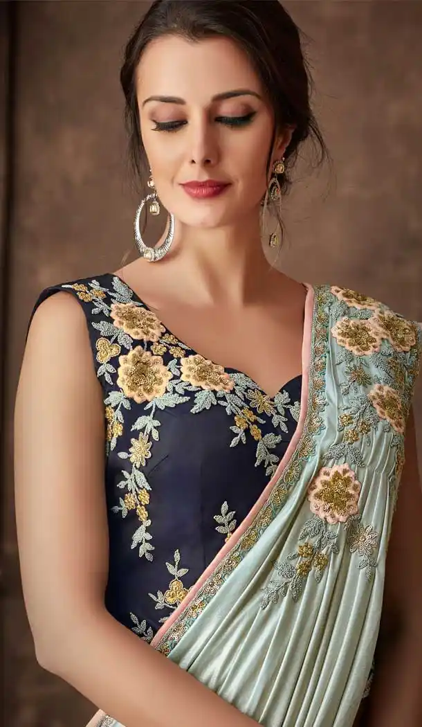 one minute wear lehenga saree designs -077117801