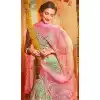 pure organza bridal choli design -115118126