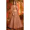 pure organza bridal lehenga long choli -115118127