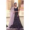 black colour designer fancy lehenga choli -125118215