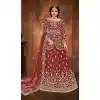 astha bridal designer lehenga with long choli -237119359