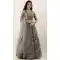 Grey Color Net Designer Bridal Mehendi Sangeet Wear Lehenga Choli -AC86205419