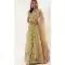 Green Color Net Designer Bridal Mehendi Sangeet Wear Lehenga Choli -AC86205422